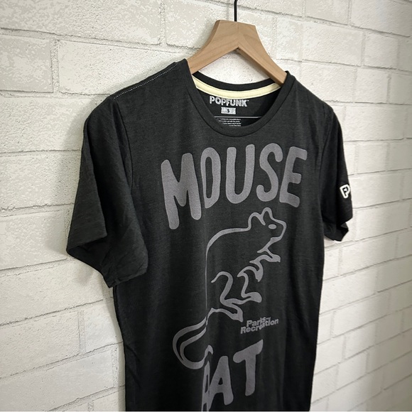 POPFUNK Official Parks & Rec Mouse Rat Adult Unisex Tee - Picture 3 of 7